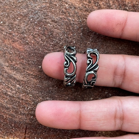 His & hers ring in 925 Silver Band! US 9 or 10 - Picture 4 of 11